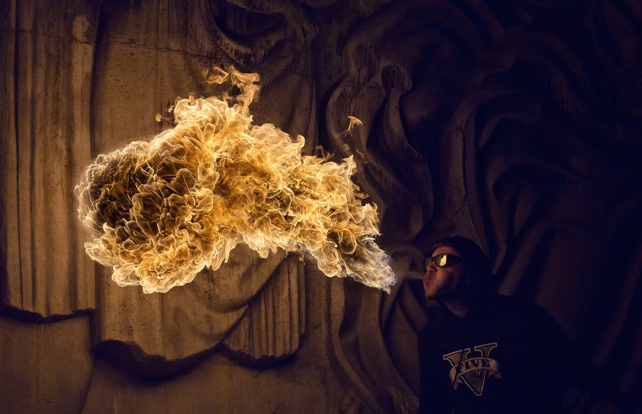 Fire Photography Paris